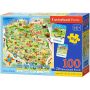 Puzzle Castorland 100el Mapa Polski + Quiz - 2